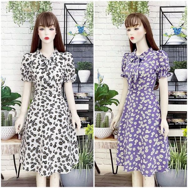 Đầm Voan Hoa Nhí 2 Dây Ôm Eo Tôn Dáng - D038 - Cam Fashion & Design