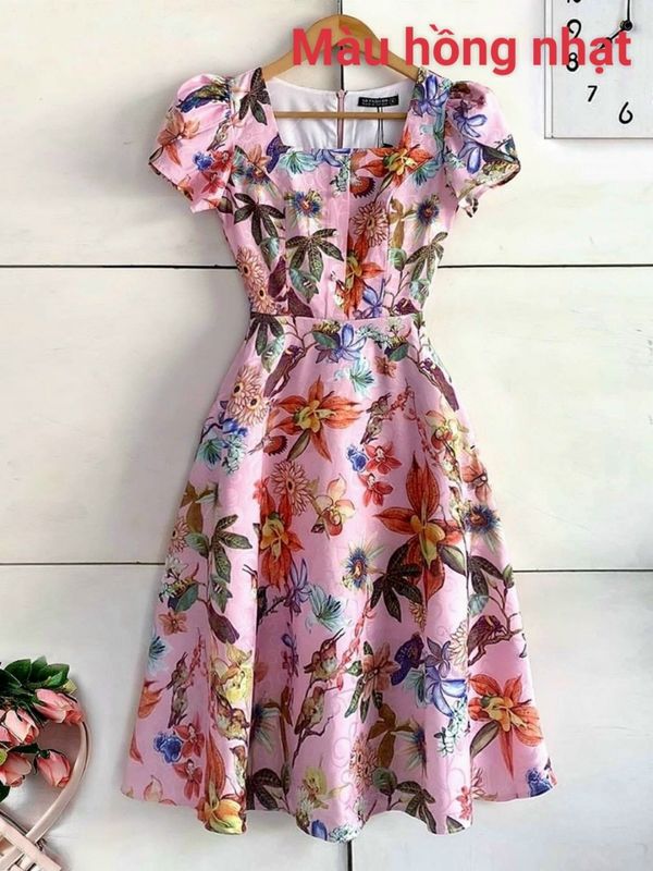 Đầm Váy Nữ Chất Vải Gấm Dáng Xoè Cột Dây Hở Lưngkèm Mút Ngực Thiết Kế Sang  Chảnh tự tin toả sáng DDX136 BAO ĐẸP | Lazada.vn