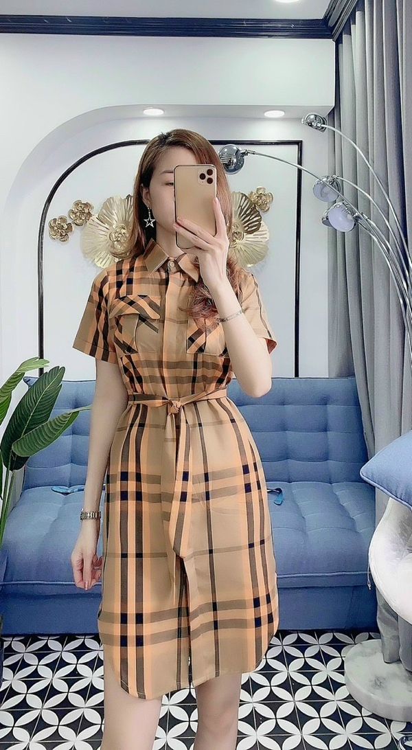 Váy Kẻ Burberry Nữ - khuyến mại giá rẻ mới nhất tháng 3✓Đẹp