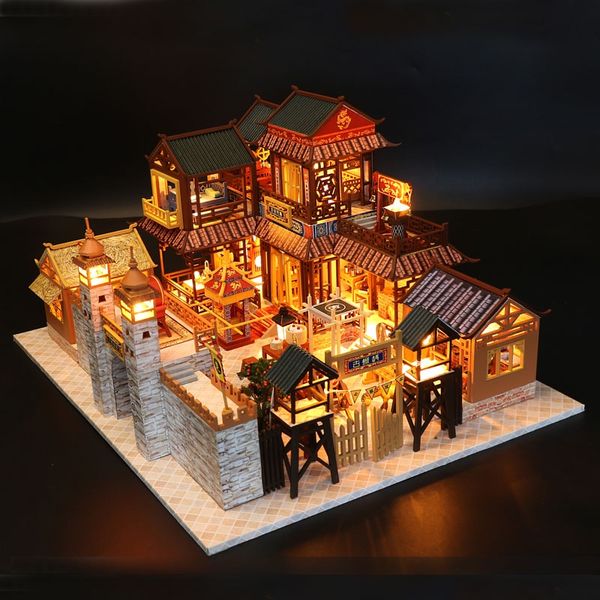 Mô Hình Kim Loại 3D Lắp Ráp Phố Đèn Trung Hoa Của Hãng MU Model  Shopee  Việt Nam
