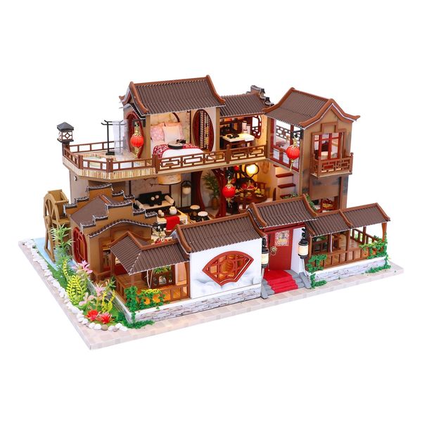 Đồ chơi ngôi nhà búp bê kèm mô hình phòng ngủ và nhà tắm cho bé Đồ chơi trẻ  emCOSY Toys Danang