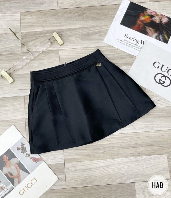 TINGOAN® - Chân váy chất liệu tafta giấy form chữ A 2 túi trước đen BADDIE  SKIRT/BL | Shopee Việt Nam