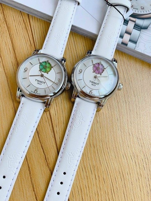 tissot flower watch