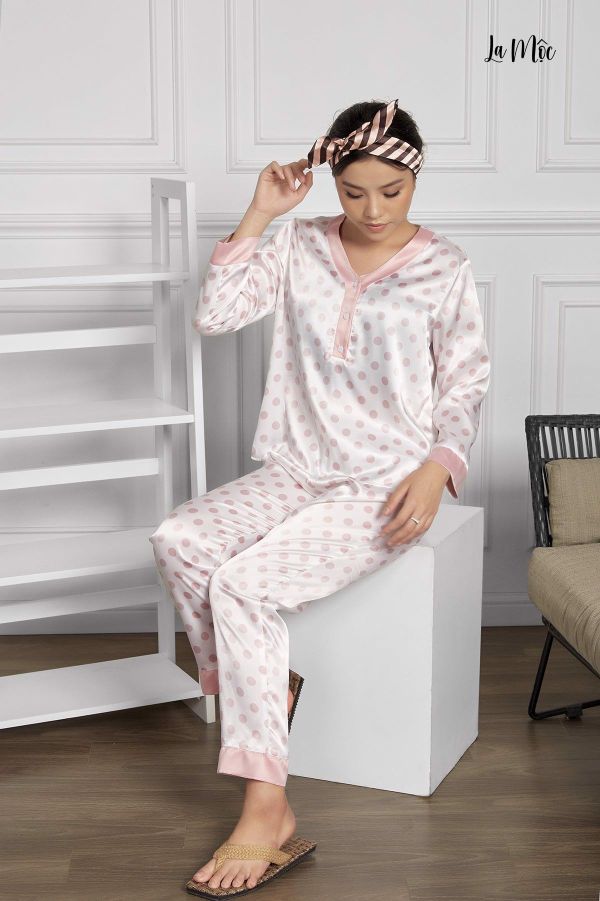 Bộ Đồ Ngủ Nữ 100% Cotton Bộ Trắng Pijama PJ Tay Dài Váy Ngủ Cotton Nguyên  Chất Đồ Ngủ Nữ Mùa Đông 2021 Bộ Pyjama Femme / của phụ nữ Sleep & Phòng Chờ