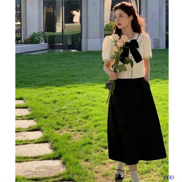 Mua Áo sơ mi lông phối chân váy dạ tweed ánh kim tiểu thư  set váy xinh  hàng Quảng Châu  Tiki