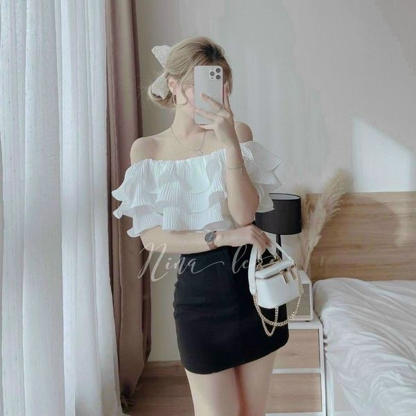 Chân váy nhún bèo đuôi cá (nhiều mẫu)🌸 [HÌNH THẬT ] | Shopee Việt Nam