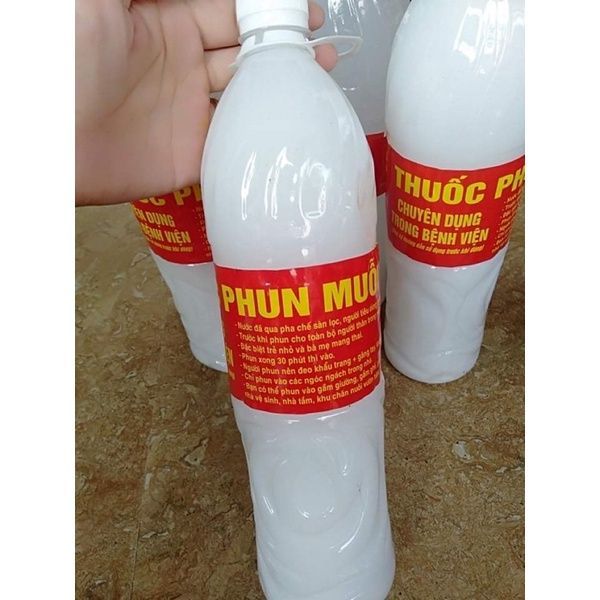 Thuốc Phun Muỗi Y Tế Sinh Học Pha Sẵn Đậm Đặc Chai 1,5Lít giá sỉ, giá bán  buôn - Thị Trường Sỉ