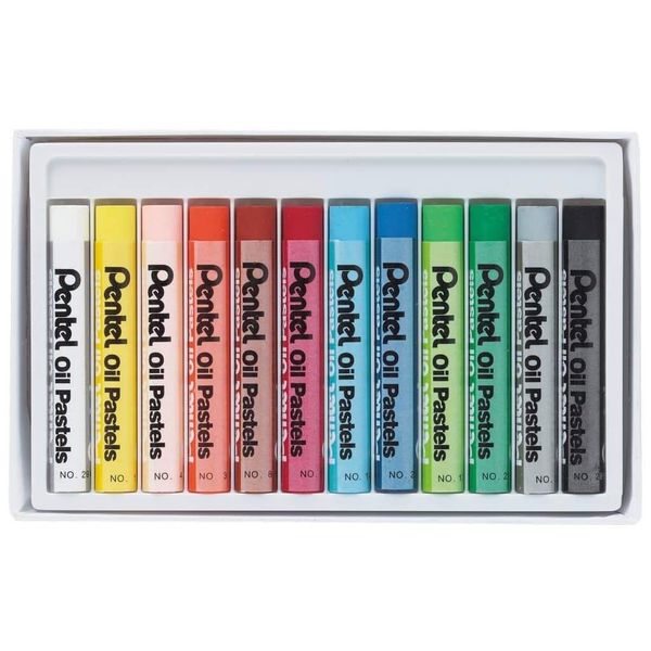 Bộ màu sáp dầu PENTEL 12/25 màu - Pentel Arts Oil Pastel Set giá sỉ, giá  bán buôn - Thị Trường Sỉ