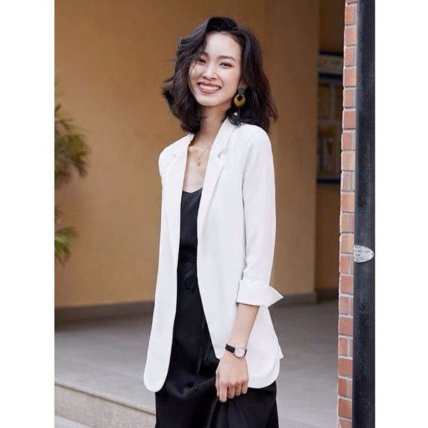 Review Áo khoác blazer, áo vest nữ kiểu Hàn Quốc tay lỡ, chất vải đẹp,  nhiều màu Blz02 - Thời trang công sở WFstudios