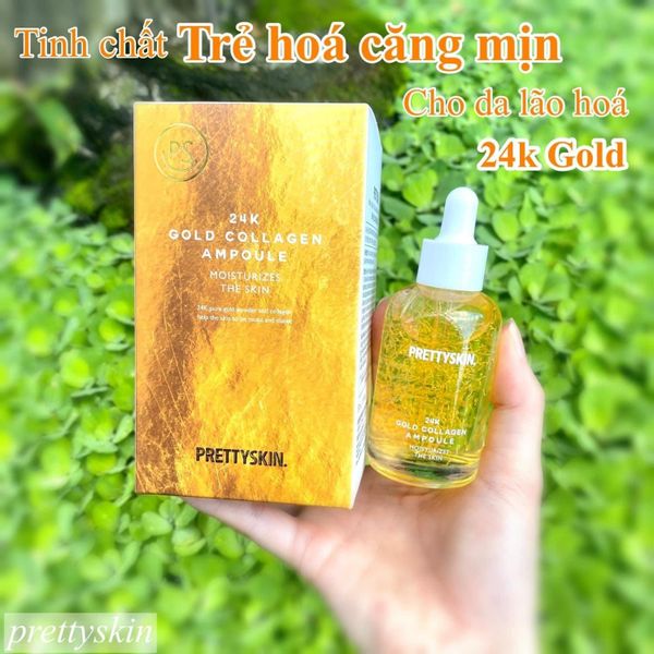 Cách sử dụng tinh chất 24K Gold Collagen Ampoule như thế nào?
