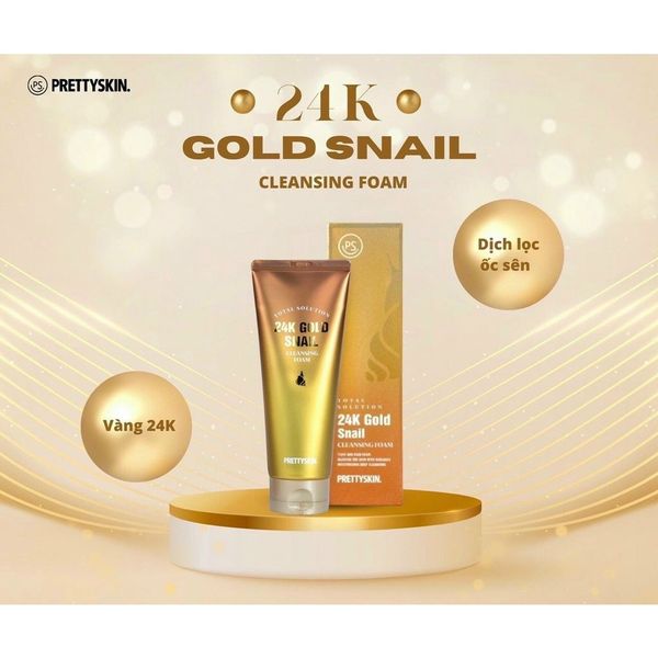 Total Solution 24k Gold Snail クレンジングフォーム - クレンジング