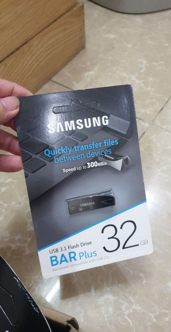 USB Samsung Bar Plus 32GB tốc độ- 300MB/s chuẩn USB  KIM LOẠI chống  nước, chống sốc, hàng mới, bảo hành 2 năm 1 đổi 1 PKCN68 giá sỉ, giá bán  buôn -