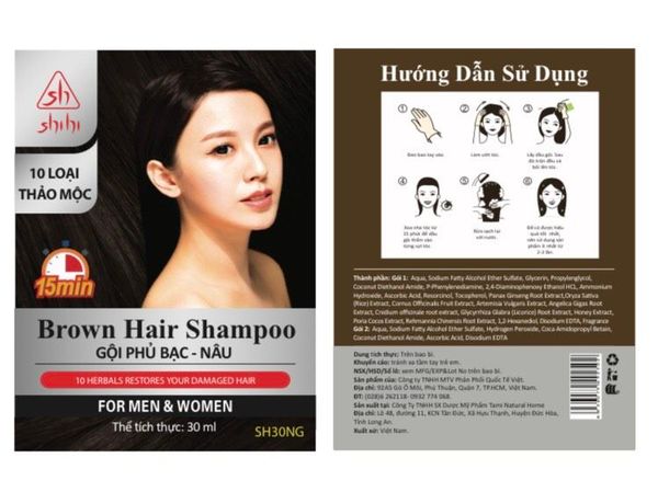 Dầu gội thảo dược nhuộm phủ bạc tóc Shihi giá sỉ, giá bán buôn - Thị Trường  Sỉ
