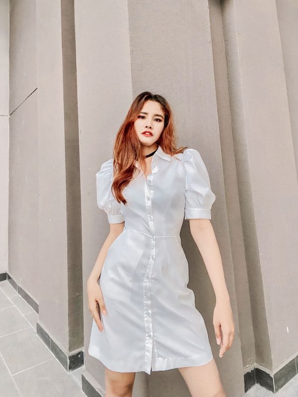 FREESHIP Váy đầm nữ trắng 2 lớp dáng xòe phong cách Hàn Quốc váy nữ cổ  phối đi chơi đi tiệc dễ thương  VÁY U TRẮNG  Lazadavn