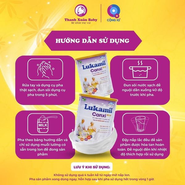 Sữa bột Lukamil Canxi Nano vị hạt chia Mỹ bổ sung Canxi cần thiết 900g - Thanh Xuân Baby Sữa bột Lukamil Canxi Nano vị hạt chia Mỹ bổ sung Canxi cần thiết 900g - Thanh Xuân Baby