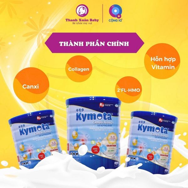Sữa non Kymota Canxi Nano bổ sung Canxi giúp chắc khỏe xương 900g - Thanh Xuân Baby Sữa non Kymota Canxi Nano bổ sung Canxi giúp chắc khỏe xương 900g - Thanh Xuân Baby