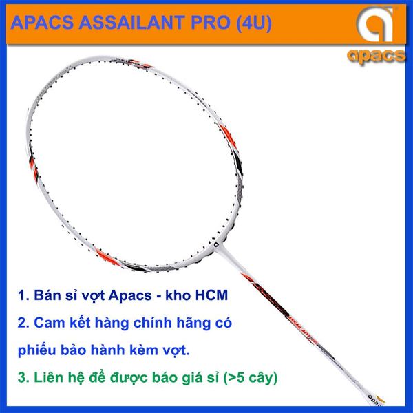 Vợt cầu lông Apacs Assailant Pro (4U) hàng chính hãng, giá bán