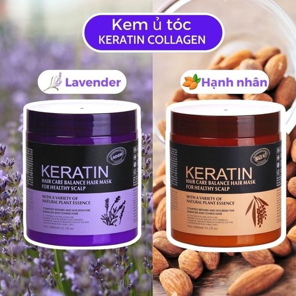 Kem Ủ Tóc Keratin Collagen 1000ml - Giải Pháp Phục Hồi Tóc Hư Tổn Hiệu Quả