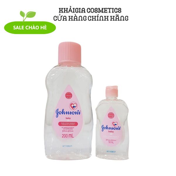 Dầu Mát-Xa Và Dưỡng Ẩm Johnson's Baby Oil 50ml