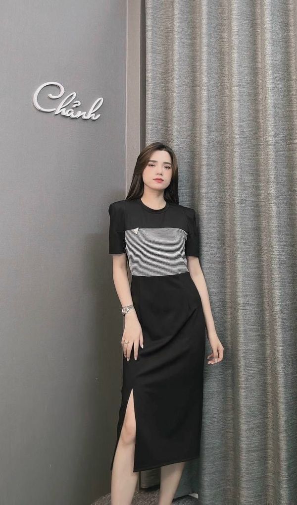Đầm polo nữ thiết kế chấm bi Quảng Châu cao cấp váy cotton đuôi cá thương  hiệu thời trang D&R D129 - Tìm Voucher