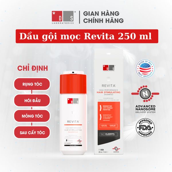 REVITA SHAMPOO 205ML - DẦU GỘI GIẢM GẪY RỤNG, KÍCH THÍCH MỌC TÓC. REVITA SHAMPOO 205ML - DẦU GỘI GIẢM GẪY RỤNG, KÍCH THÍCH MỌC TÓC.