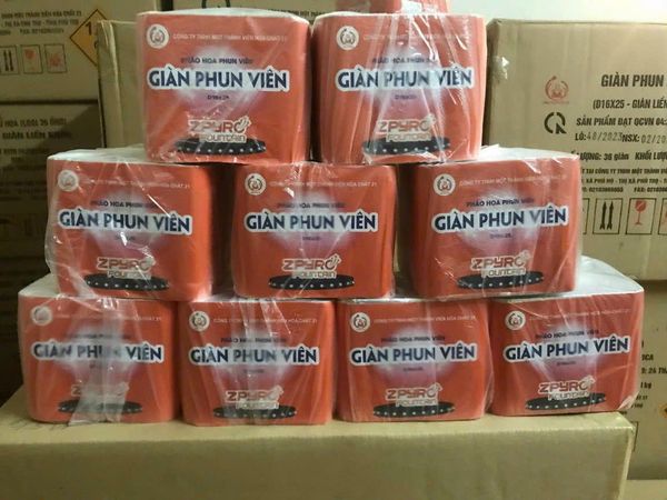 Pháo hoa giàn phun viên nén 25 giá sỉ, giá bán buôn - Thị Trường Sỉ