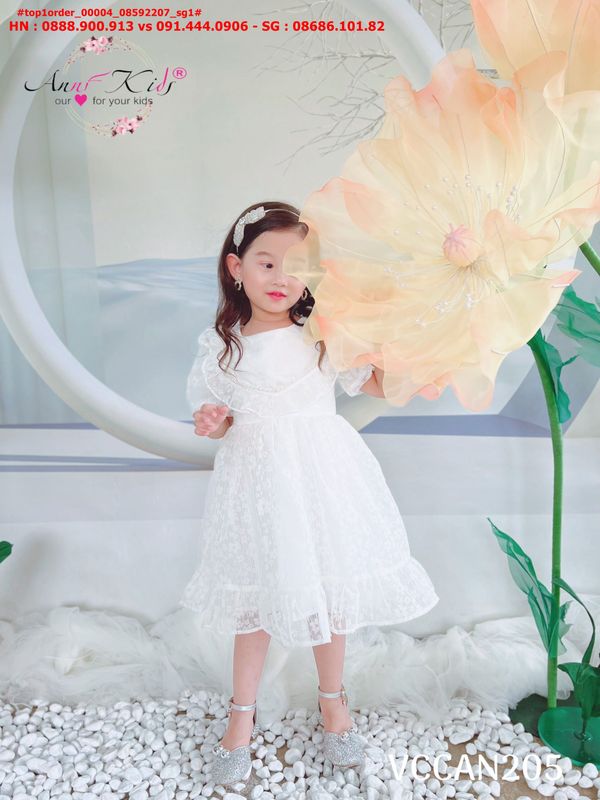 Váy Babydoll trắng tay bồng công chúa - Đầm | ThờiTrangNữ.vn
