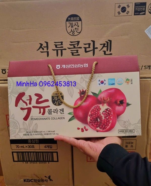Thạch lựu Collagen SangA Miss Fit Hàn hộp 30 gói