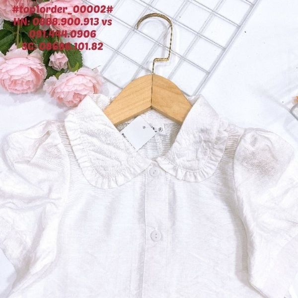 Bộ quần áo bé gái - sét sơ mi siêu cute cho bé gái