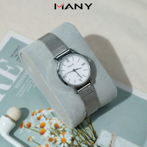Đồng hồ nữ Timele mặt tròn thời trang - Đồng hồ đeo tay nữ dây lưới thép không gỉ Đồng hồ nữ Timele mặt tròn thời trang - Đồng hồ đeo tay nữ dây lưới thép không gỉ