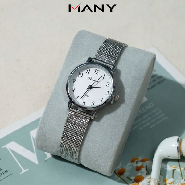 Đồng hồ nữ Timele mặt tròn thời trang - Đồng hồ đeo tay nữ dây lưới thép không gỉ Đồng hồ nữ Timele mặt tròn thời trang - Đồng hồ đeo tay nữ dây lưới thép không gỉ