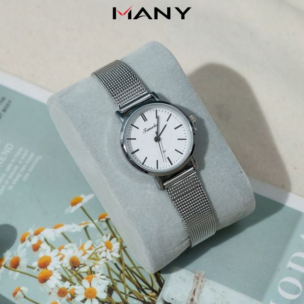 Đồng hồ nữ Timele mặt tròn thời trang Đồng hồ đeo tay nữ dây