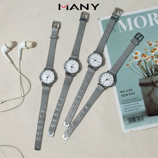 Đồng hồ nữ Timele mặt tròn thời trang - Đồng hồ đeo tay nữ dây lưới thép không gỉ Đồng hồ nữ Timele mặt tròn thời trang - Đồng hồ đeo tay nữ dây lưới thép không gỉ