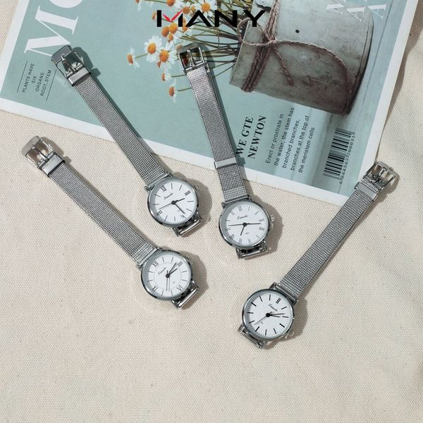 Đồng hồ nữ Timele mặt tròn thời trang - Đồng hồ đeo tay nữ dây lưới thép không gỉ Đồng hồ nữ Timele mặt tròn thời trang - Đồng hồ đeo tay nữ dây lưới thép không gỉ
