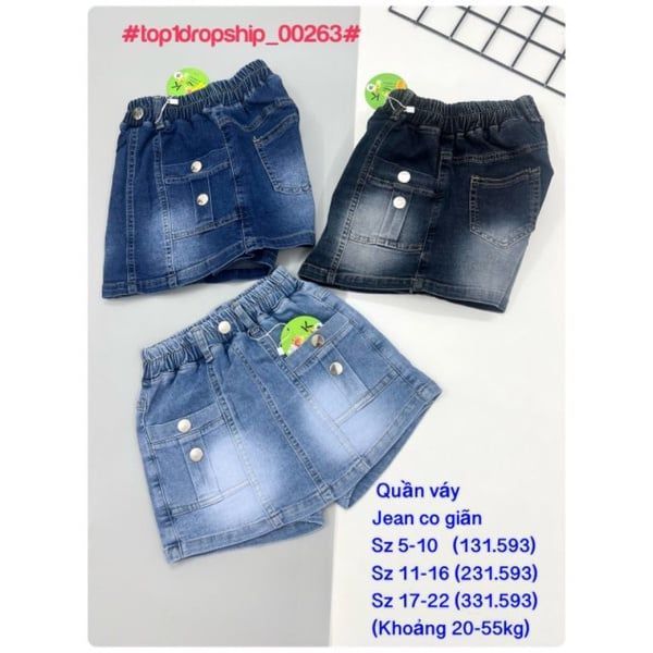 Chân váy Denim Ngắn Lưng Cao Xếp Ly Xòe Có Quần Trong Chân Váy Lưng Cao Jean  Ngắn Đuôi Cá CVHQ01 - Quần giả váy | ThờiTrangNữ.vn