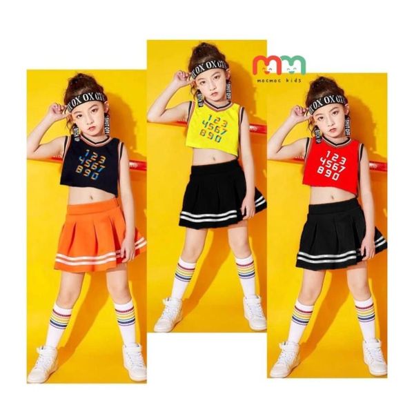 Set croptop Haley chân váy thể thao dễ thương cho bé gái BGB122468– Bé Xinh  Shop