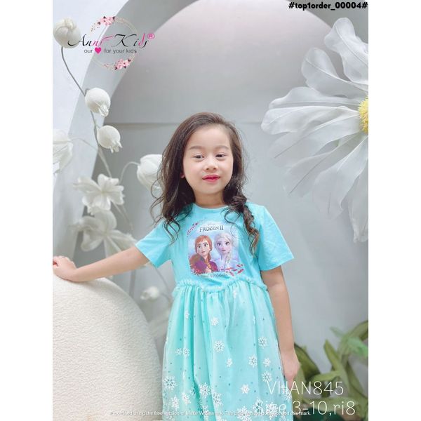 Đồ Hoá Trang cho trẻ - Váy Nữ Hoàng Elsa (Kèm Phụ kiện) - Yay