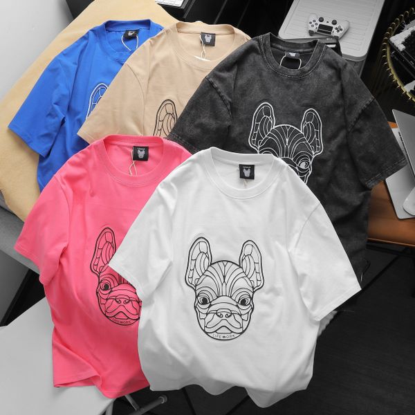 Áo thun nam trung niên cao cấp sọc cổ form rộng rãi vải cotton loại áo