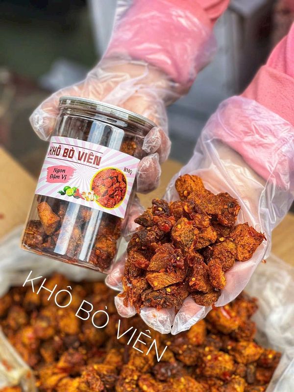 KHÔ BÒ VIÊN, BÒ CỤC LÚC LẮC HÀNG LOẠI NGON THƠM NỨC MÙI BÒ 250G - WINNIE HOUSE KHÔ BÒ VIÊN, BÒ CỤC LÚC LẮC HÀNG LOẠI NGON THƠM NỨC MÙI BÒ 250G - WINNIE HOUSE
