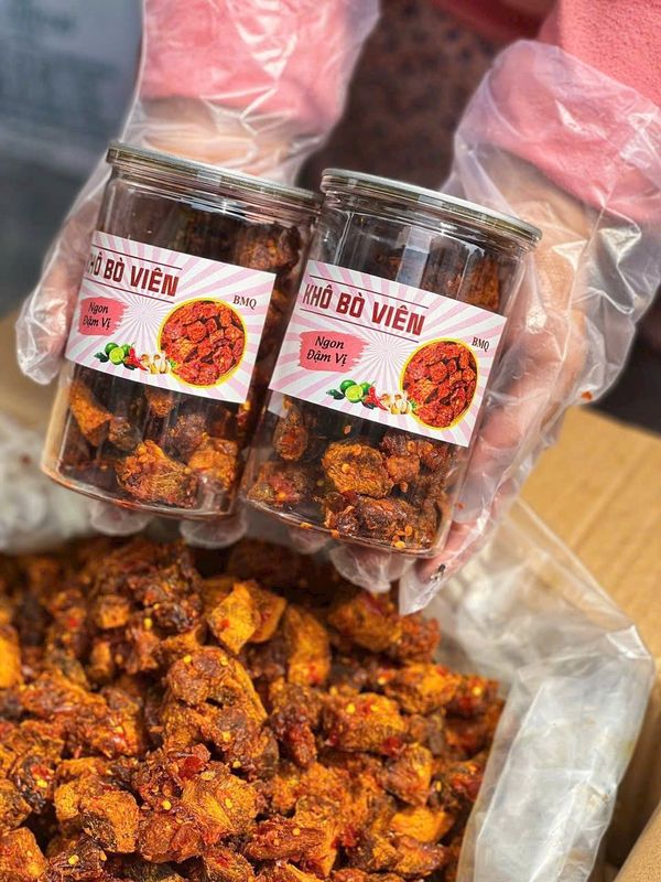 KHÔ BÒ VIÊN, BÒ CỤC LÚC LẮC HÀNG LOẠI NGON THƠM NỨC MÙI BÒ 250G - WINNIE HOUSE KHÔ BÒ VIÊN, BÒ CỤC LÚC LẮC HÀNG LOẠI NGON THƠM NỨC MÙI BÒ 250G - WINNIE HOUSE