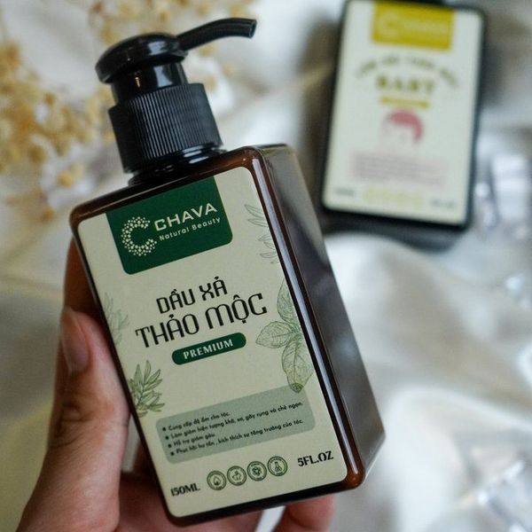 DẦU XẢ THẢO MỘC PREMIUM 150ML - CHAVA NATURAL BEAUTY DẦU XẢ THẢO MỘC PREMIUM 150ML - CHAVA NATURAL BEAUTY
