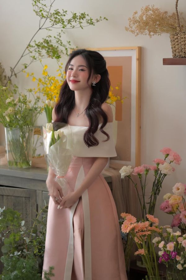 Mua Đầm Ulzzang công chúa đính hoa phong cách Hàn Quốc - Hồng tại  Ulzzangstyle | Tiki