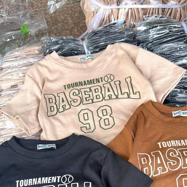 ÁO THUN NỮ CROPTOP CỔ TRÒN TAY NGẮN BASEBALL 98 - AUSA HOUSE ÁO THUN NỮ CROPTOP CỔ TRÒN TAY NGẮN BASEBALL 98 - AUSA HOUSE