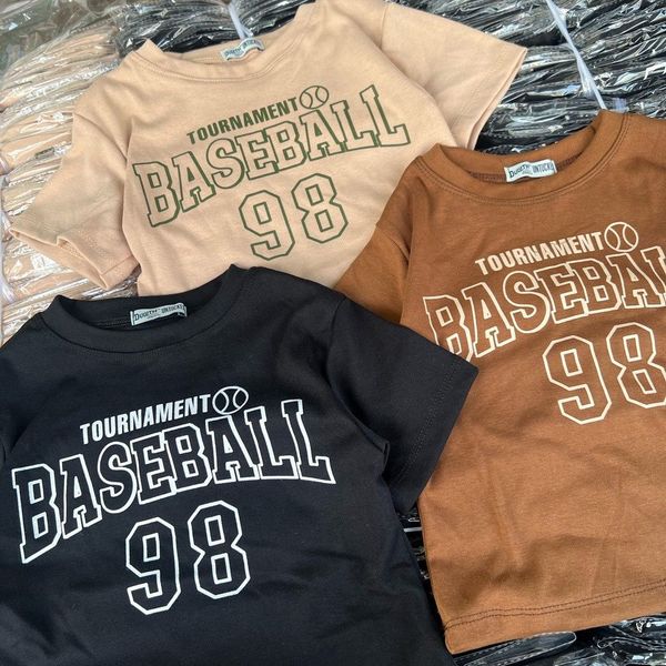ÁO THUN NỮ CROPTOP CỔ TRÒN TAY NGẮN BASEBALL 98 - AUSA HOUSE ÁO THUN NỮ CROPTOP CỔ TRÒN TAY NGẮN BASEBALL 98 - AUSA HOUSE
