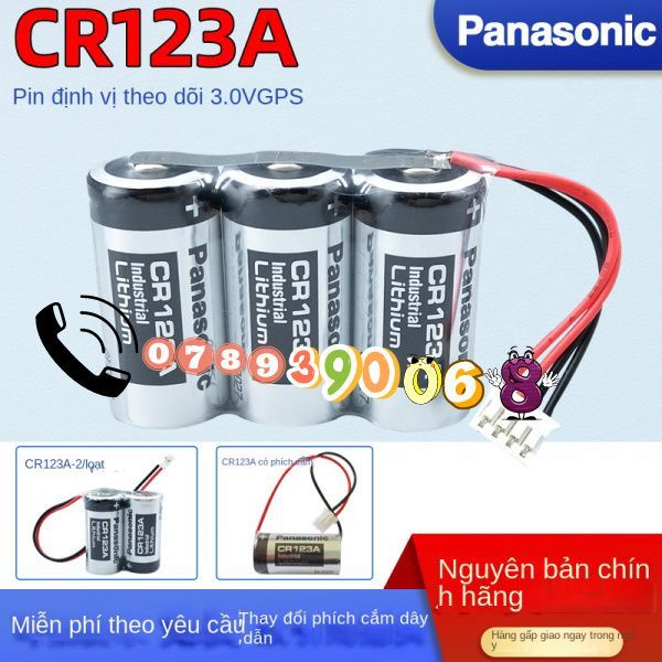 Panasonic CR123A-2 Pin Lithium 3V Kết Nối Nối Tiếp 6V Mitsubishi