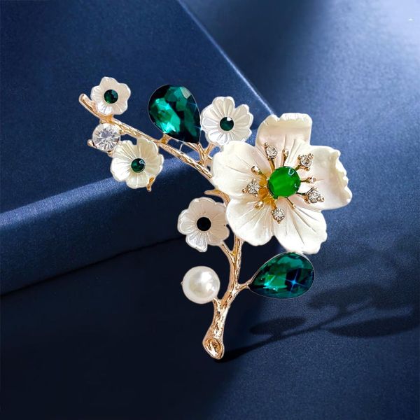 GHIM CÀI ÁO HÌNH CÀNH HOA ĐÍNH PHA LÊ XANH THỜI TRANG CAO CẤP LẠ MẮT 6.5cm DÀNH CHO NỮ GHIM CÀI ÁO HÌNH CÀNH HOA ĐÍNH PHA LÊ XANH THỜI TRANG CAO CẤP LẠ MẮT 6.5cm DÀNH CHO NỮ