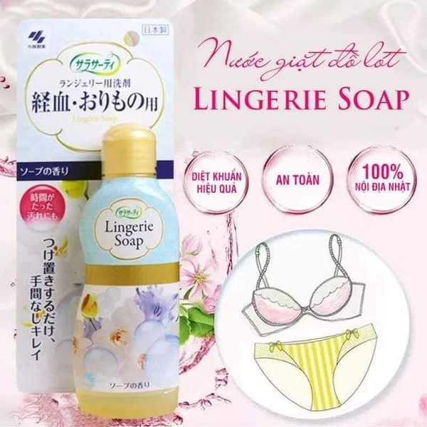 Nước giặt đồ lót Kobayashi Lingerie Soap 120mL