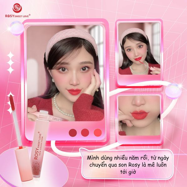 SON KEM LÌ ROSY PHIÊN BẢN MỚI TOUCH THE STARS KHÔNG CHÌ MỀM MÔI AN TOÀN CHO BẦU SON KEM LÌ ROSY PHIÊN BẢN MỚI TOUCH THE STARS KHÔNG CHÌ MỀM MÔI AN TOÀN CHO BẦU