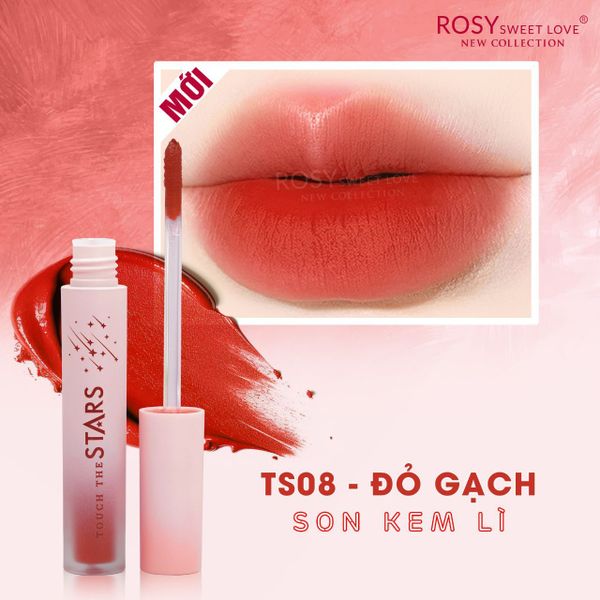 SON KEM LÌ ROSY PHIÊN BẢN MỚI TOUCH THE STARS KHÔNG CHÌ MỀM MÔI AN TOÀN CHO BẦU SON KEM LÌ ROSY PHIÊN BẢN MỚI TOUCH THE STARS KHÔNG CHÌ MỀM MÔI AN TOÀN CHO BẦU