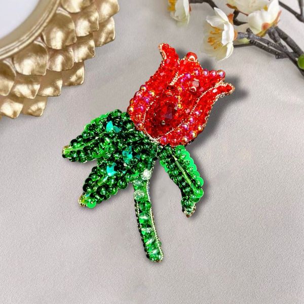 Ghim Cài Áo Hoa Hồng Thiết Kế Riêng Làm Thủ Công Đính Kết Bằng Tay Thời Trang Cao Cấp 9.5cm Dành Cho nam nữ Ghim Cài Áo Hoa Hồng Thiết Kế Riêng Làm Thủ Công Đính Kết Bằng Tay Thời Trang Cao Cấp 9.5cm Dành Cho nam nữ